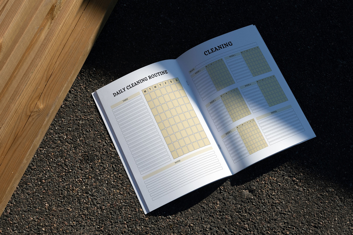 Editable Cleaning Planner, a Stationery Template by Designmela01 (Photo 5 of 5)