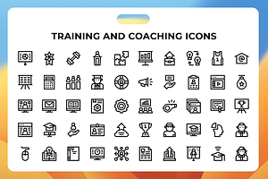 Training And Coaching Icons, a Duotone Icon by Wencory