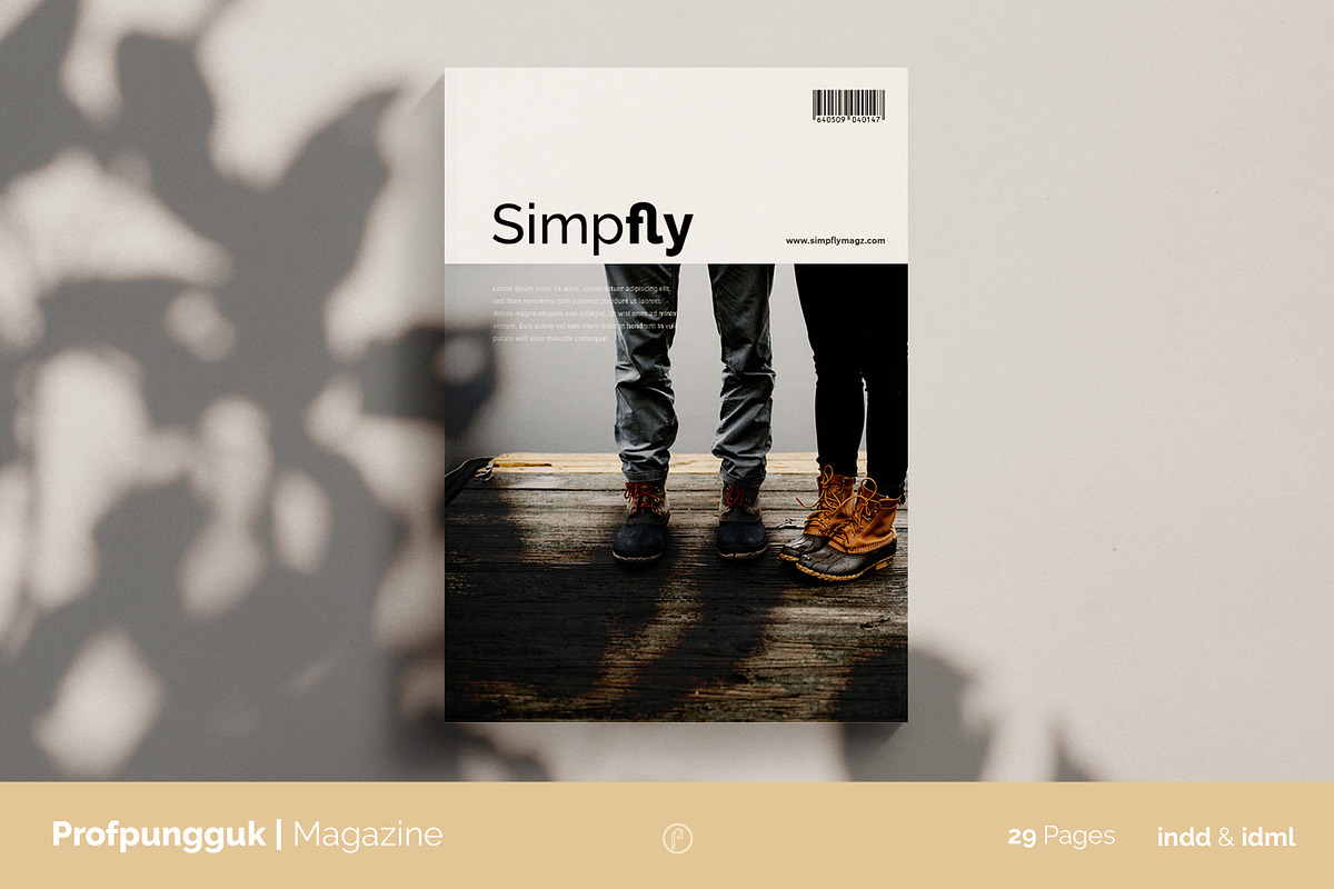 Simpfly Magazine, a Magazine Template by Bokuto (Photo 1 of 8)
