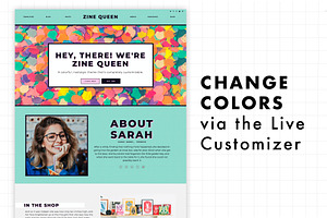 Zine Queen: Wordpress Theme Blog