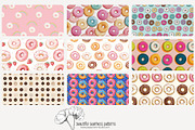 70 donuts seamless pattern, a Pattern Graphic by Poppy Lane Studio (Thumbnail 2 of 10)