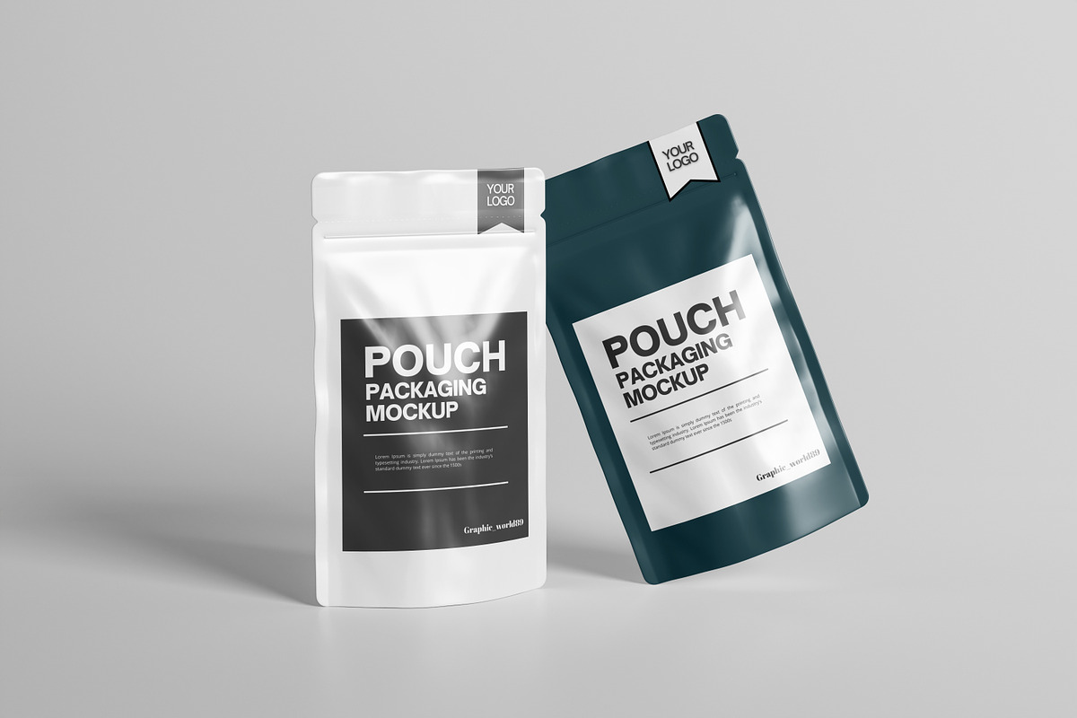High Quality Pouch Packaging mockup, a Packaging Mockup by Graphic_world89 (Photo 11 of 12)