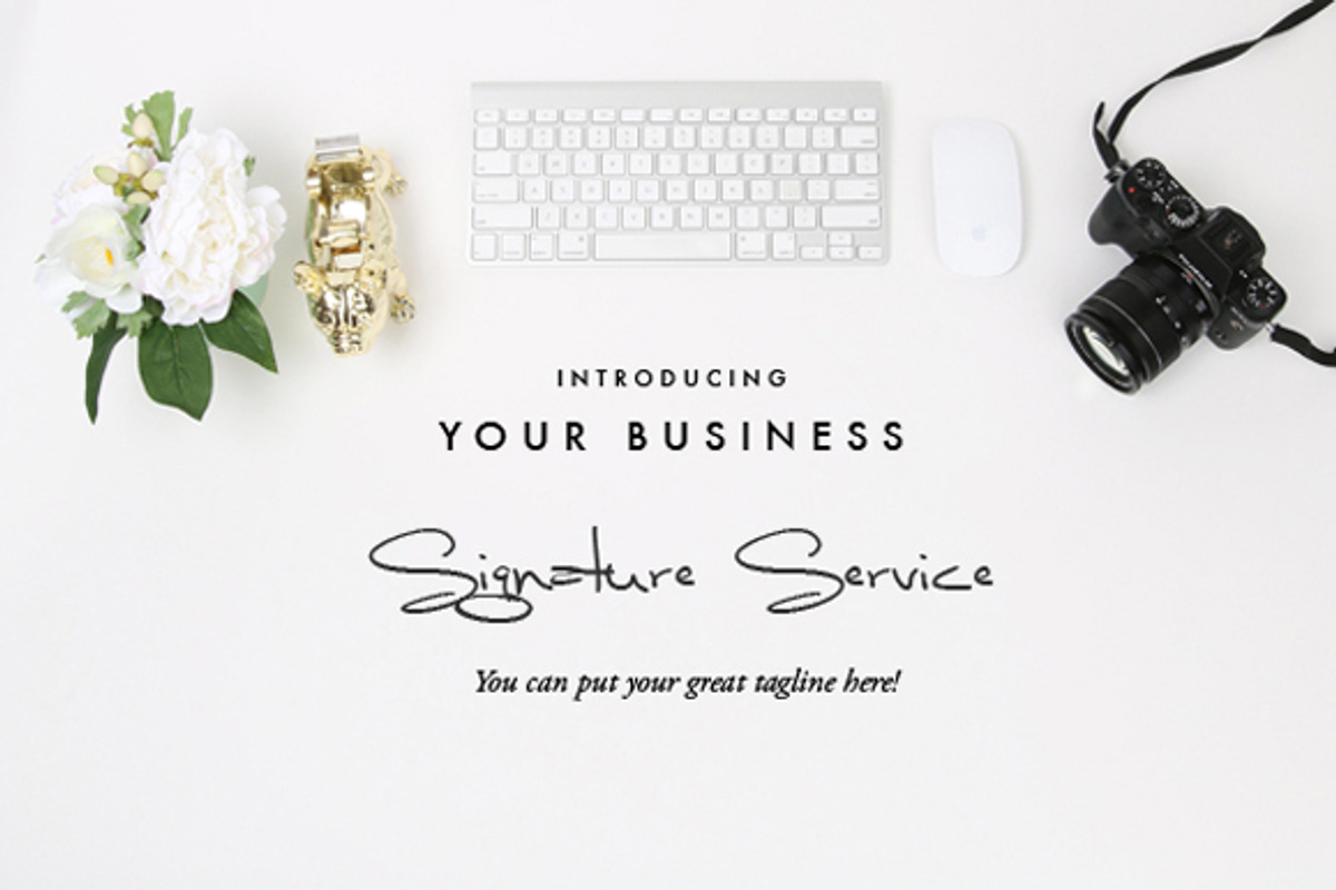 Styled Stock Photography Desktop Mac, a Pens & Pencil Mockup by Stockographer