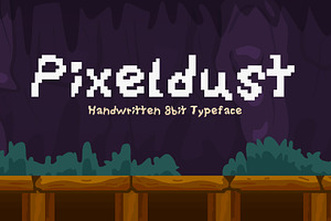 Pixeldust - Handwritten Pixel Font