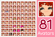 vector BIG avatars SET, a Templates & Theme by WINDmade (Thumbnail 29 of 40)