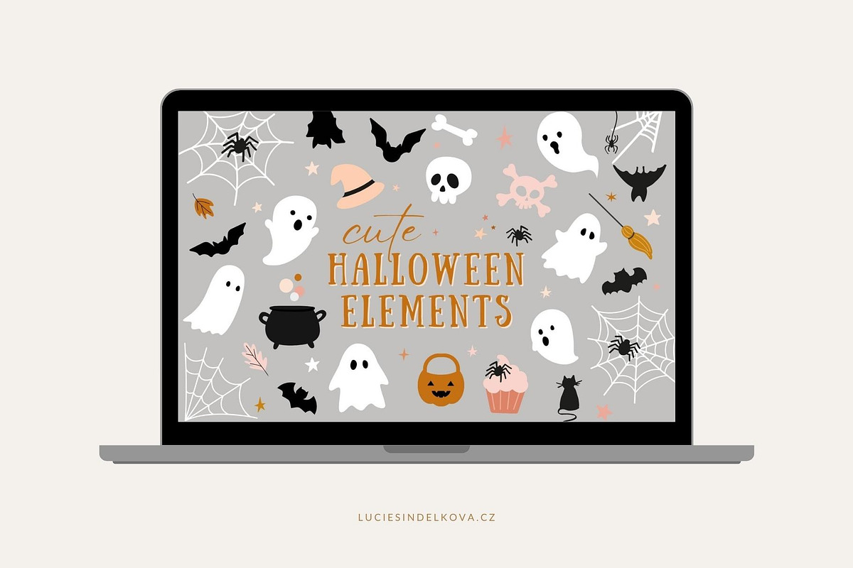 Halloween Cute Doodle Clipart PNG, a Seasonal Illustration by Lucie Sindelkova (Photo 7 of 12)