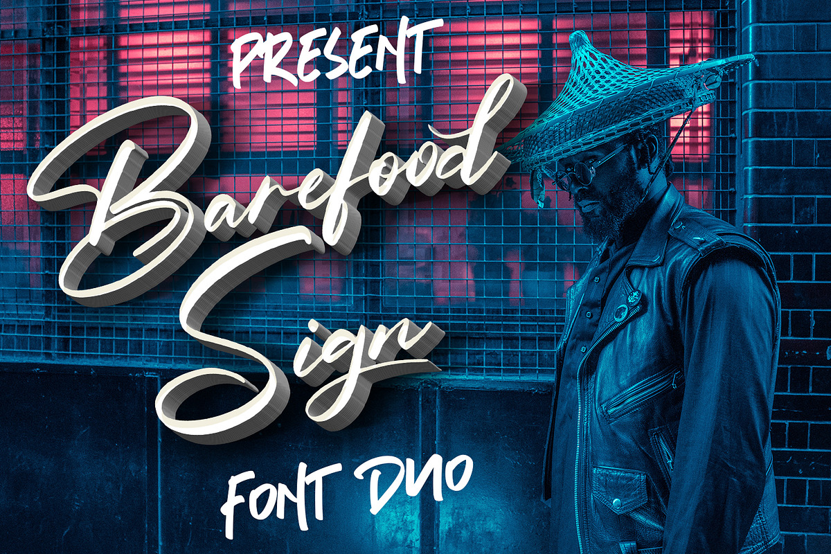 Barefood Sign - Font Combination