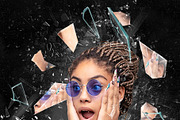 Broken Glass Photo Effect Bundle, an Action Add-On by Photoshop Action (Thumbnail 15 of 25)