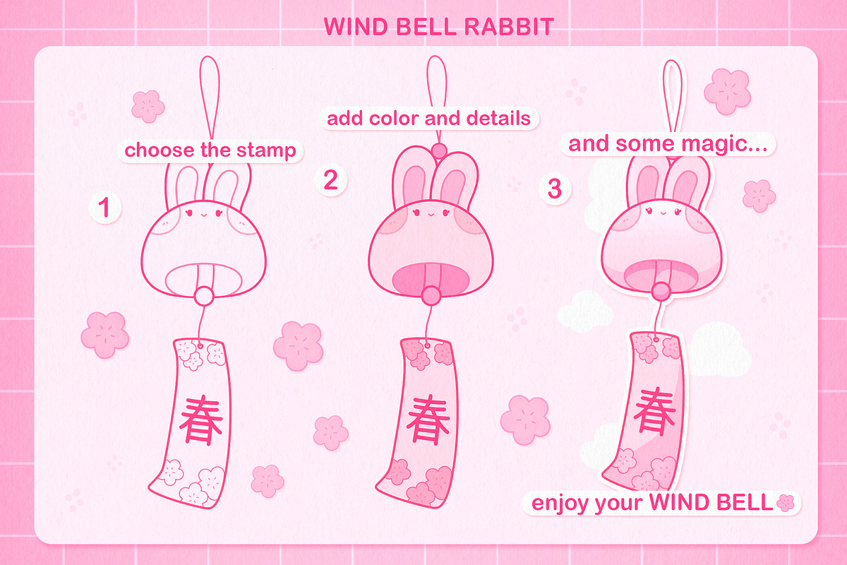 Procreate Brushes Bundle Rabbits, a Brush Add-On by InkPrintsTattoo (Photo 5 of 10)