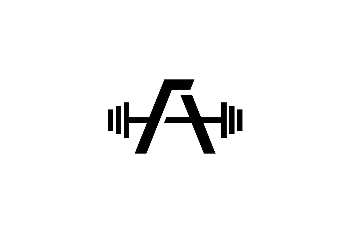 Letter A Fitness Barbell Logo, a Branding & Logo Template by Luxury Logos (Photo 3 of 4)