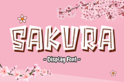 Sakura - Comic FOnt Types, a Font by KiddoGlyphs Studio (Thumbnail 1 of 3)