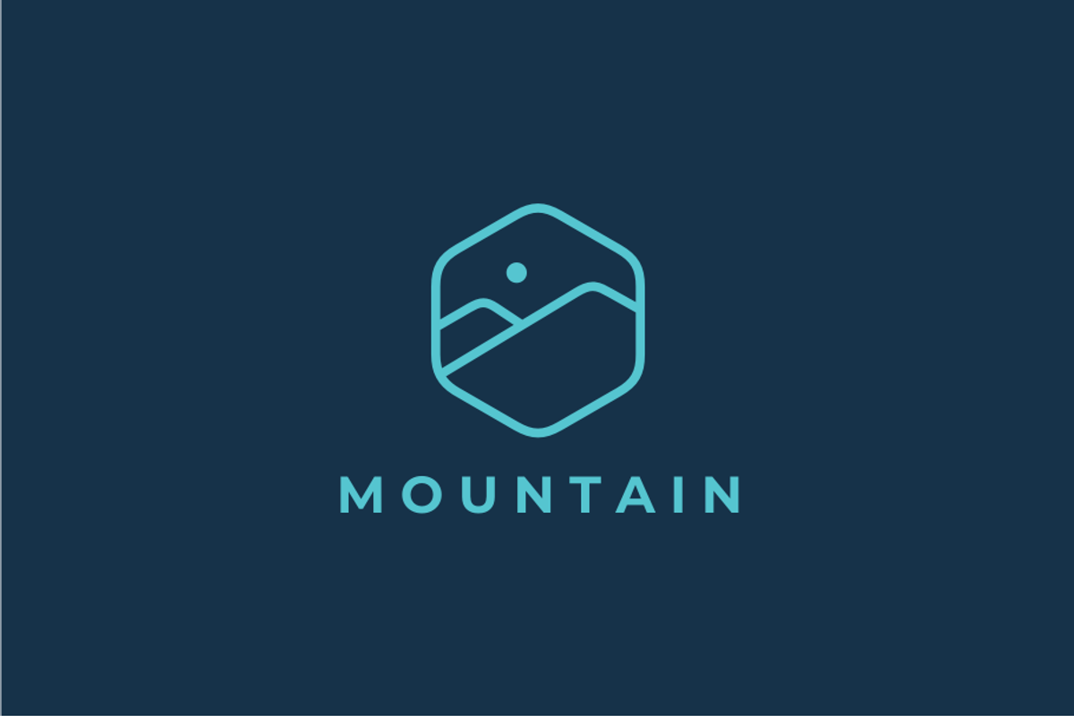 Mountain Logo template, a Branding & Logo Template by yopie (Photo 1 of 3)