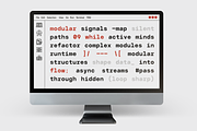GC Basic Inktrap - Monospace, a Sans Serif Font by Glyphonic (Thumbnail 15 of 15)