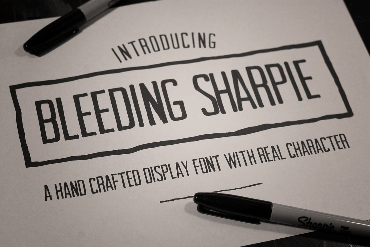 Bleeding Sharpie