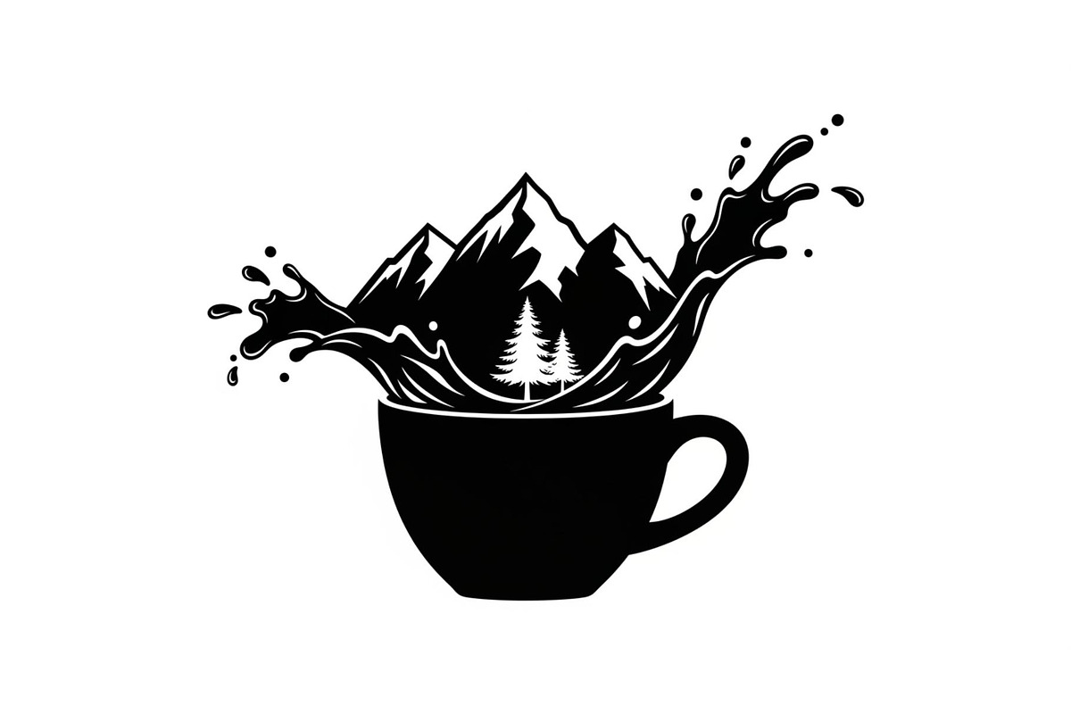 Mountain Coffee Cup Design Bundle, an Illustration by yasushie (Photo 5 of 31)