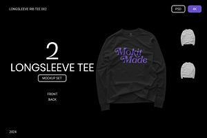 MOKITUP: Longsleeve Tee 002 Mockup