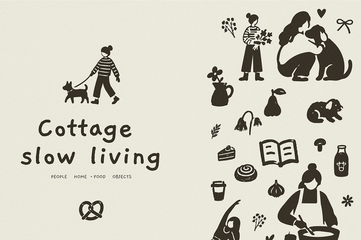 Cottage Living Illustration Icon Set, a Decorative Illustration by anastasiia.art (Photo 1 of 8)