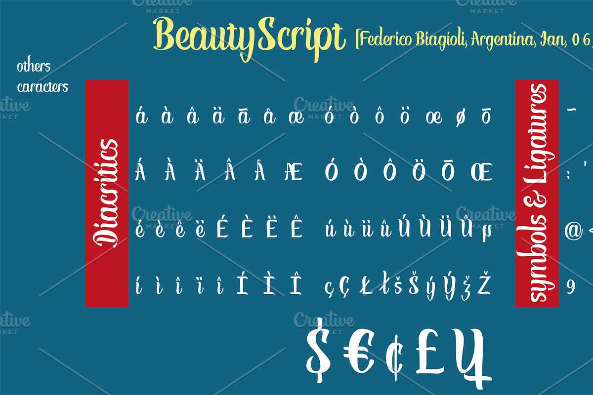 Beaty Script - Font preview 3