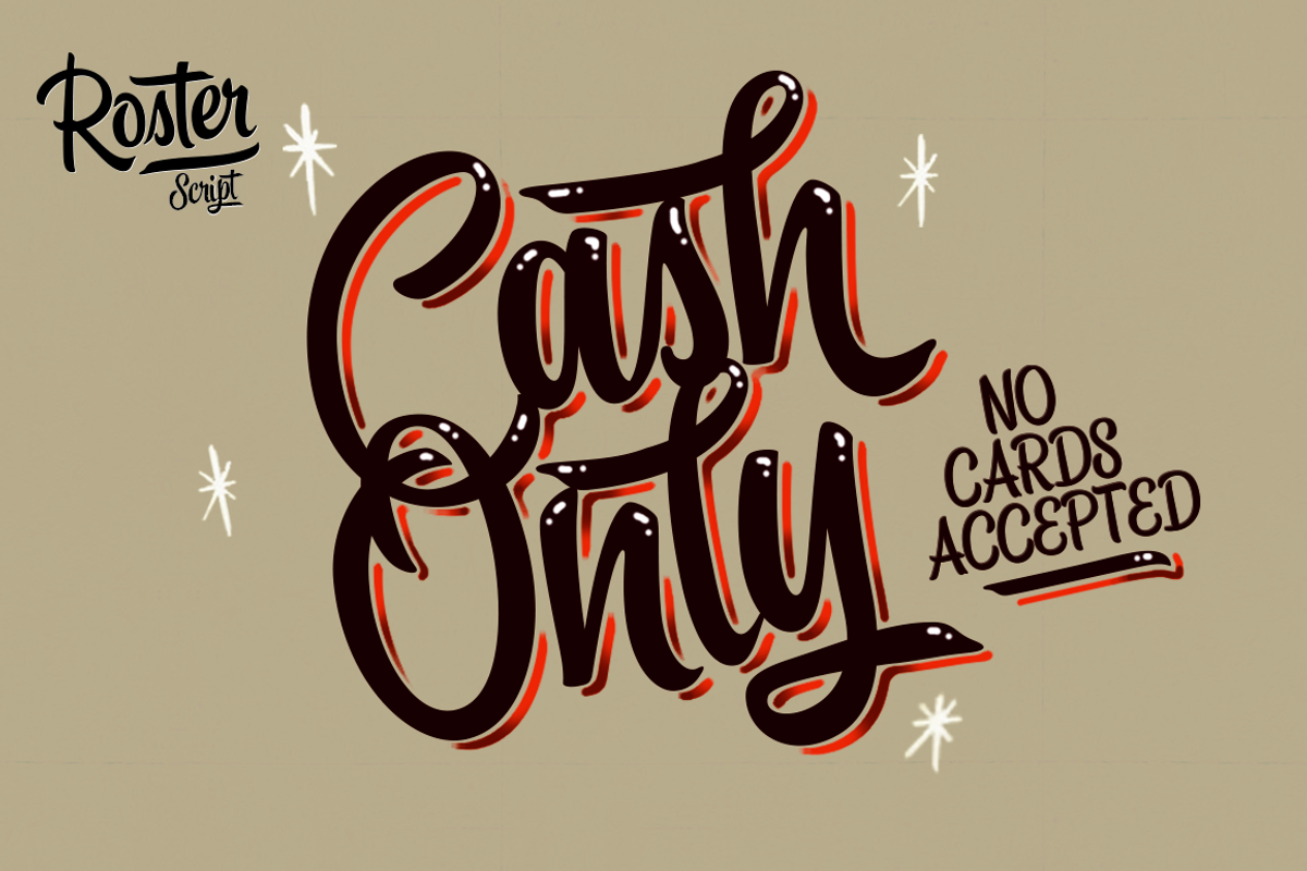 Roster Script + Extras (35% OFF), a Script Font by Fenotype (Photo 11 of 20)
