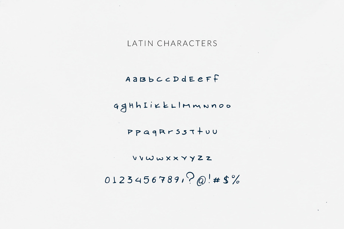 Greek Font Okeanos Handwritten preview 3