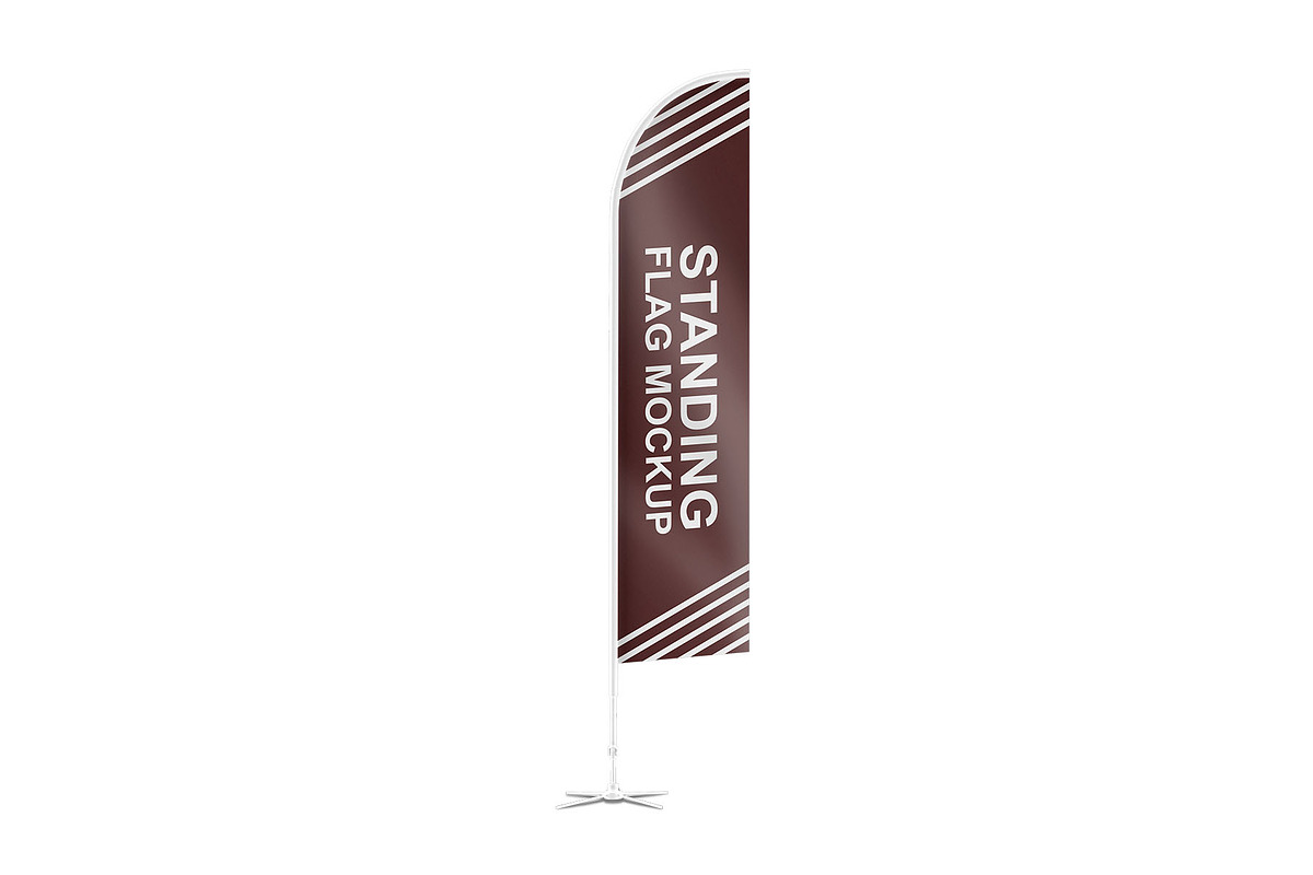 Feather Flag Mockup, a Product Mockup by GraphicsPixel (Photo 3 of 5)
