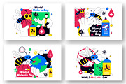 10 World Malaria Day Illustration, an Illustration by denayunebgt (Thumbnail 3 of 4)