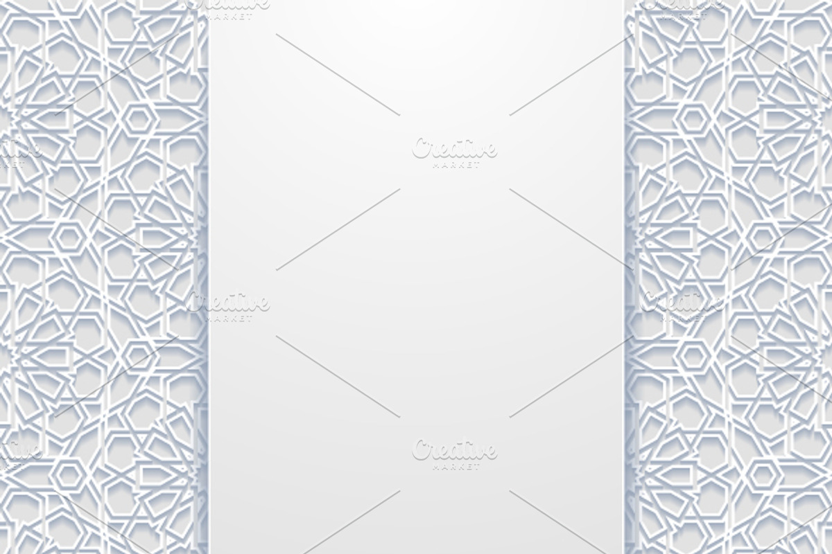 Set of traditional backgrounds, a Decorative Illustration by Absent A ...