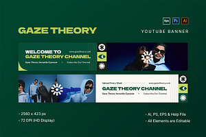 Gaze Theory - Facebook Post, a Social Media Template by StreaksideStd