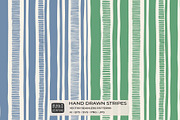 Hand Drawn Stripe Vector Patterns, a Pattern Graphic by Irina Ostapenko (Thumbnail 1 of 5)