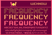 Frequency font, a Font by weknow (Thumbnail 1 of 5)