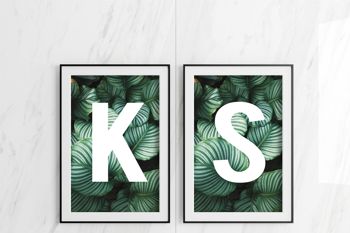 Double Poster Frame, a Print Template by Graphictwister