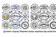 Hand drawn Mediterranean seafood svg, an Object Graphic by SketchArtStudio (Thumbnail 1 of 3)