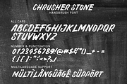 CRUSHER STONE | Brush Font, a Font by MJB Letters (Thumbnail 9 of 10)