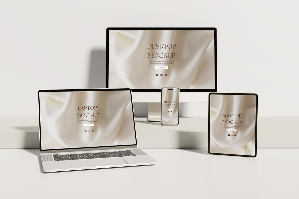 Multi Device Mockup, a Print Template by AKMAL STUDIO (Photo 6 of 12)