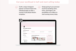 Notion Instagram Planner PLR