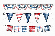 Star-Spangled Patriotic Graphic Pack, an Illustration by plaidGecko (Thumbnail 3 of 5)