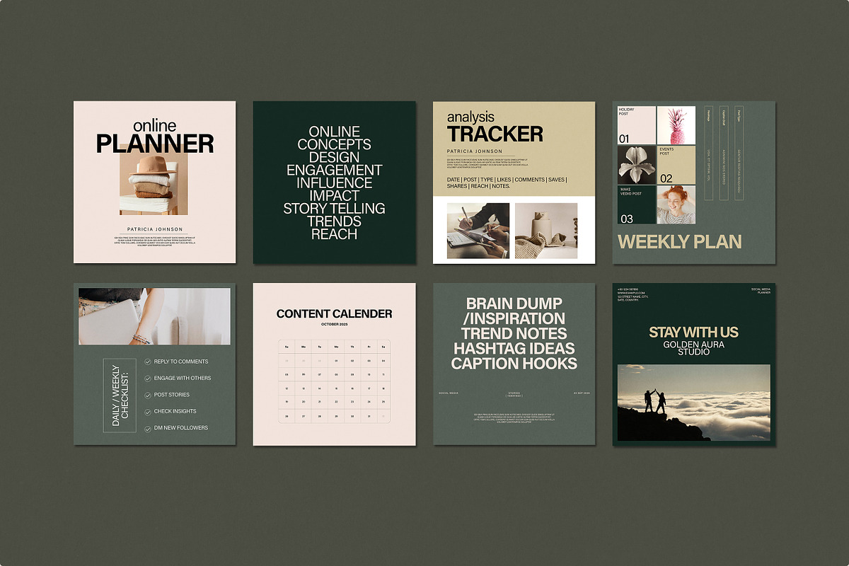 Online Planner Post Template, a Social Media Template by Creatiya Type (Photo 6 of 6)