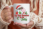 Retro Christmas Santa Tis the Season, an Illustration by Designking (Thumbnail 5 of 6)
