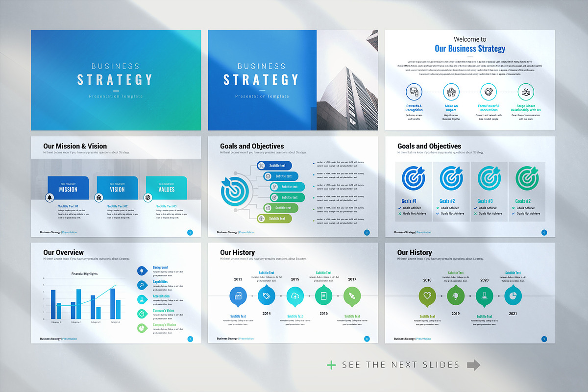 Business Strategy Google Slides, a Presentation Template by White Graphic (Photo 3 of 9)