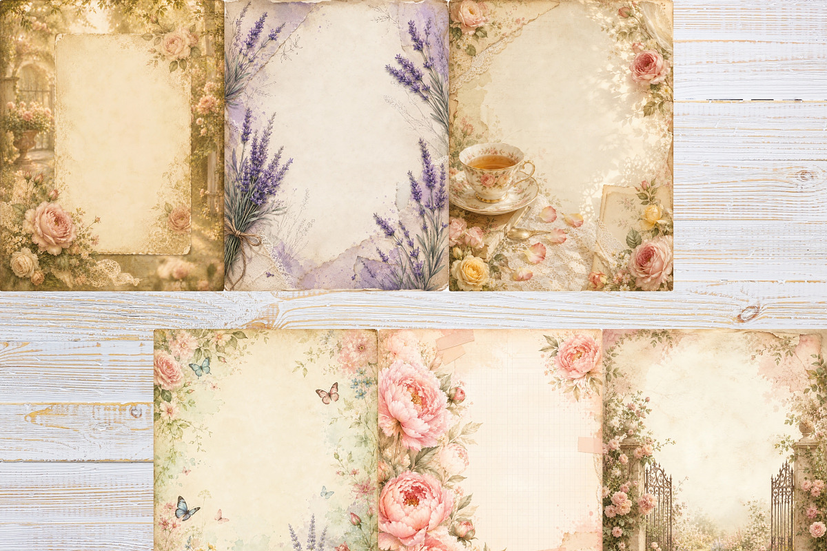 31 Garden Memory Journal Pages, a Background Graphic by LA Design (Photo 4 of 10)