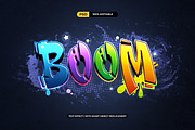 PSD Text Effect Graffiti Colorful, a Layer Style Add-On by Artlogs (Thumbnail 2 of 2)