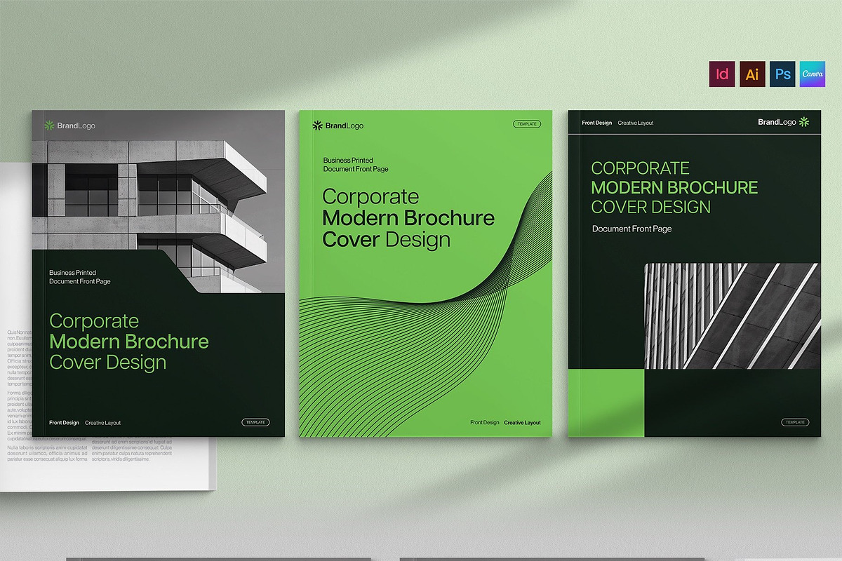Modern Minimal Brochure Cover Templa, a Brochure Template by BrandPacks (Photo 6 of 6)