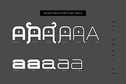 Neo Afrique Sans | Modern Art Deco, a Sans Serif Font by Tondi Type Studio (Thumbnail 3 of 13)