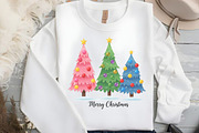 Merry Christmas Tree Png Design, an Illustration by Black Bird Studio (Thumbnail 2 of 4)