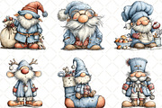 Whimsical Christmas Gnome Clipart, an Illustration by Black Bird Studio (Thumbnail 5 of 6)