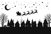 Christmas Sky Vector Collection, an Illustration by jahid234 (Thumbnail 9 of 20)