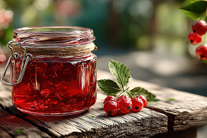 Hawthorn Berry Jam in Jar, a Food & Drink Photo by Ales Munt