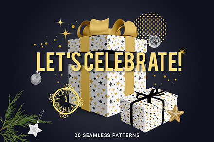 New Year Celebration patterns