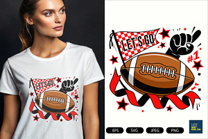 Retro Football Game Day Png, a Sport Illustration by Unique Design Team