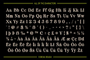 Forena Rough, a Serif Font by Craft Supply Co. (Thumbnail 8 of 8)